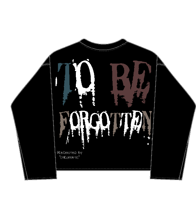 CHROMATIC CROPPED FORGOTTEN SWEAT-SHIRT